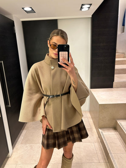 Betty | Belted Poncho