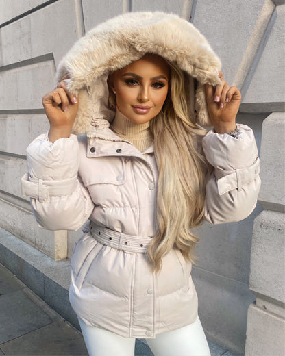 Kelly | Fur Hooded Coat