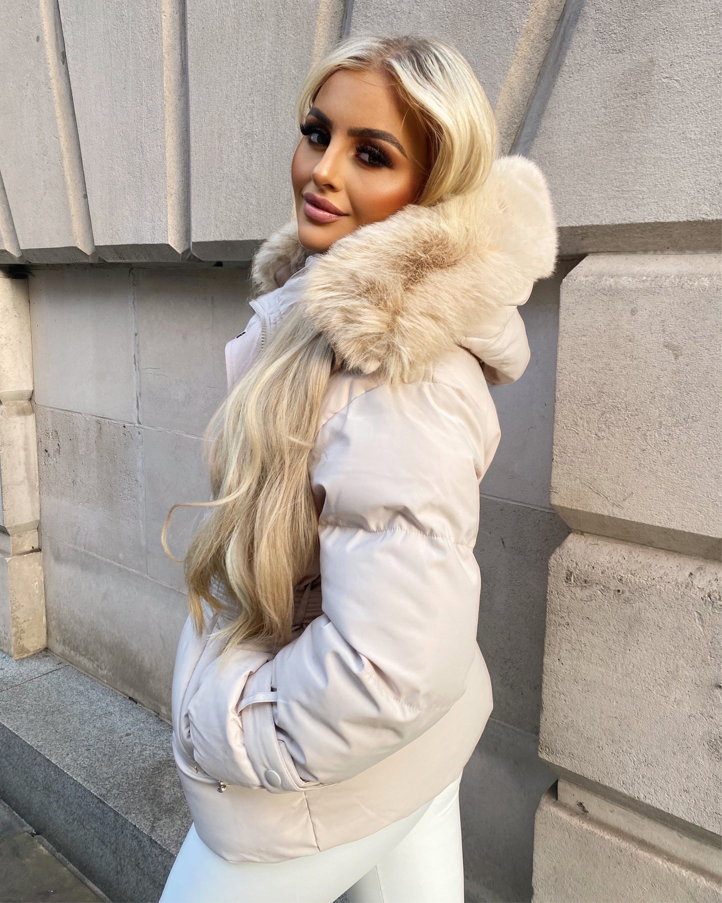 Kelly | Fur Hooded Coat