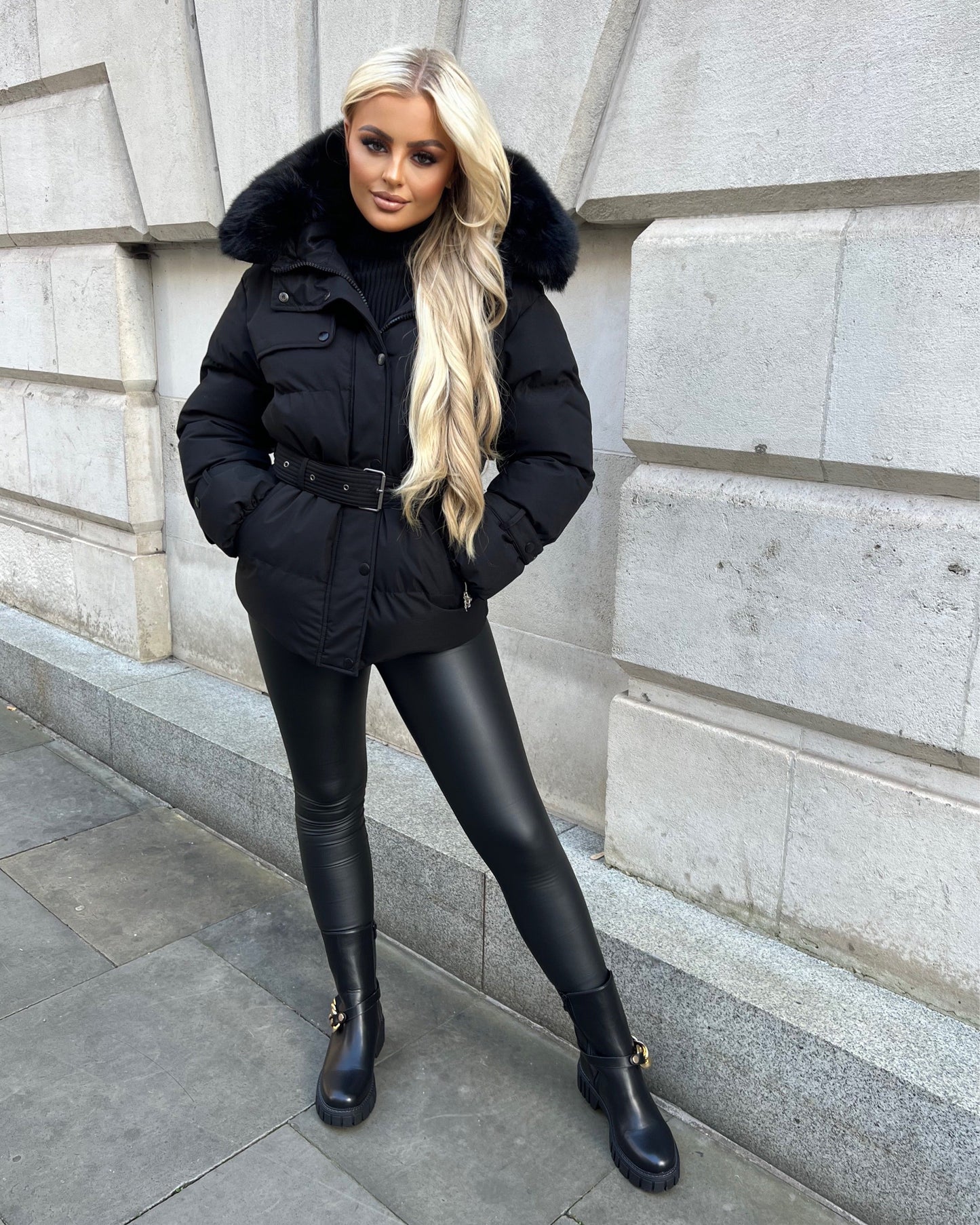 Kelly | Fur Hooded Coat