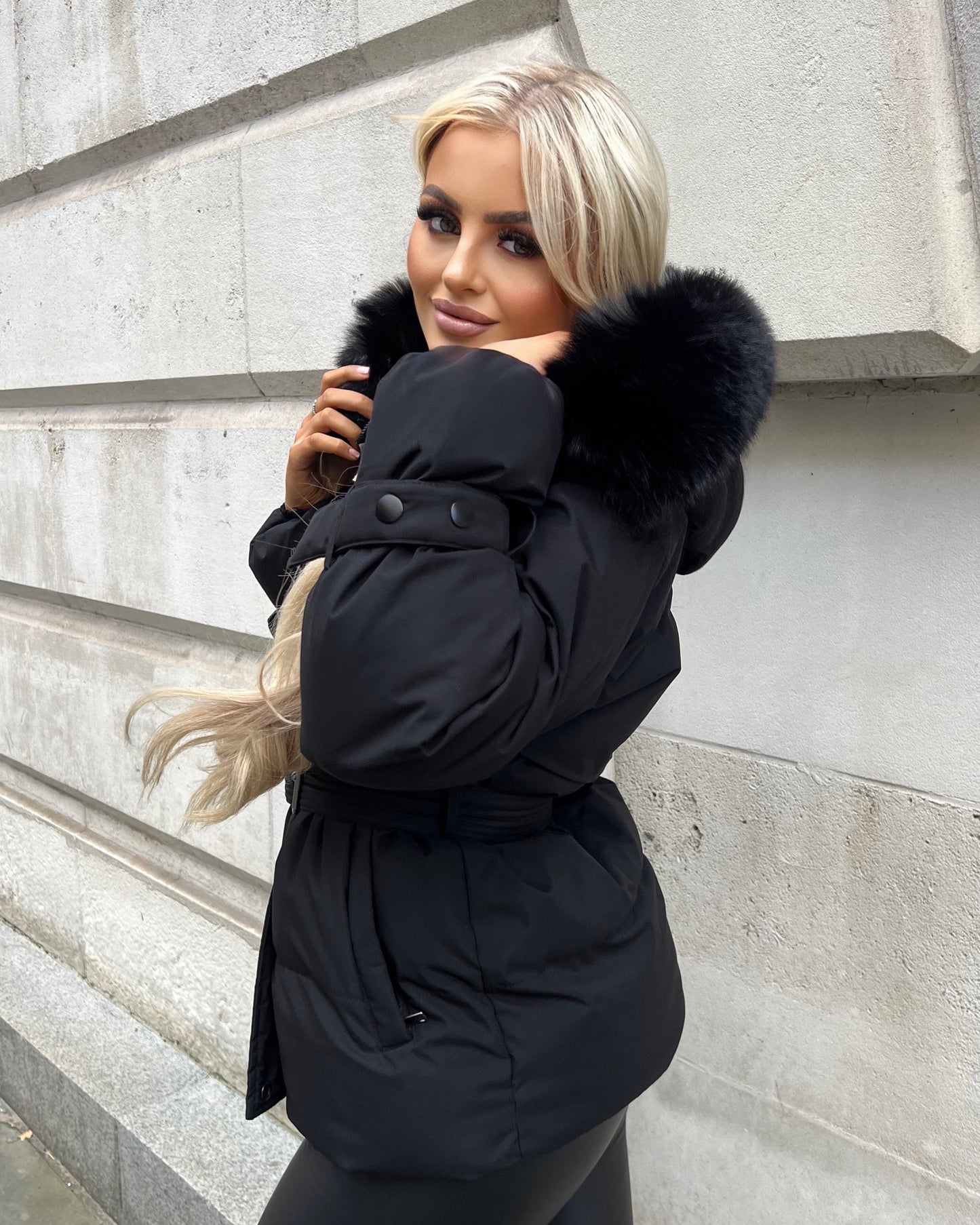 Kelly | Fur Hooded Coat