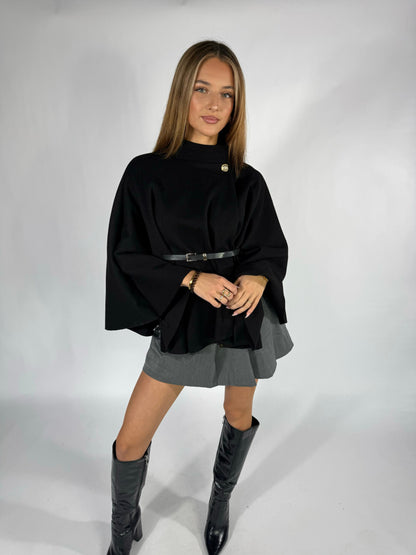 Betty | Belted Poncho