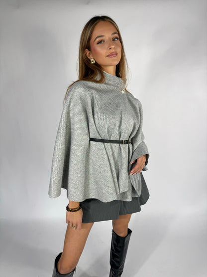 Betty | Belted Poncho