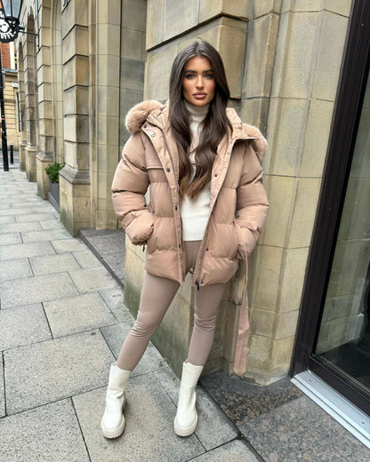 Kelly | Fur Hooded Coat