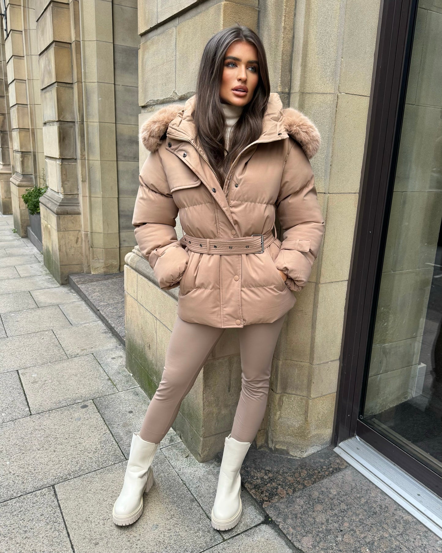 Kelly | Fur Hooded Coat