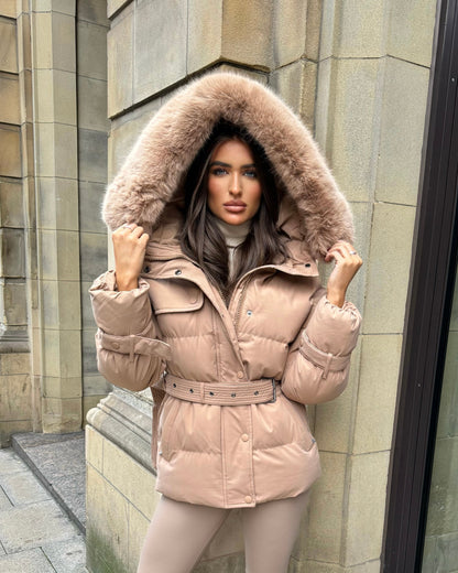 Kelly | Fur Hooded Coat