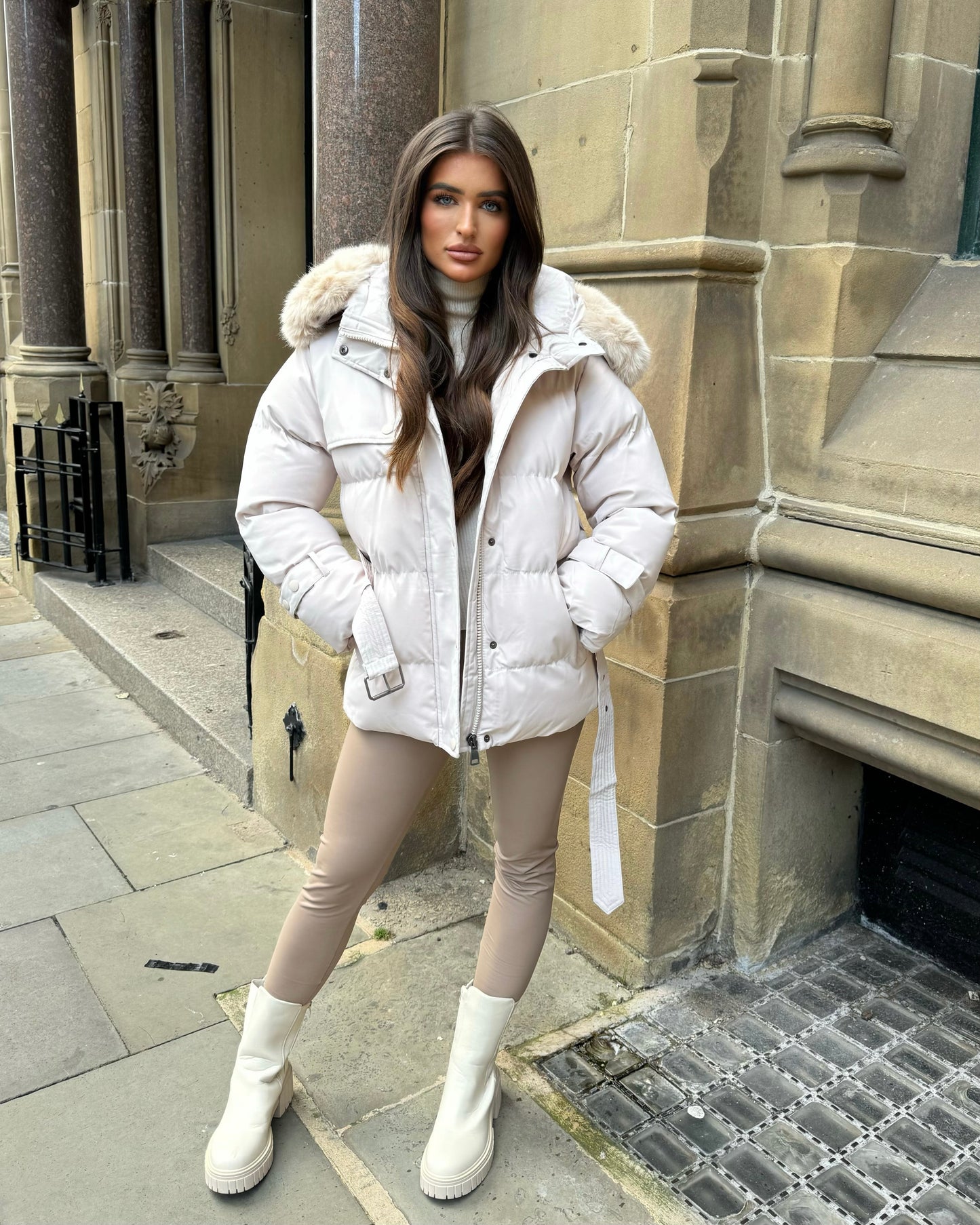 Kelly | Fur Hooded Coat