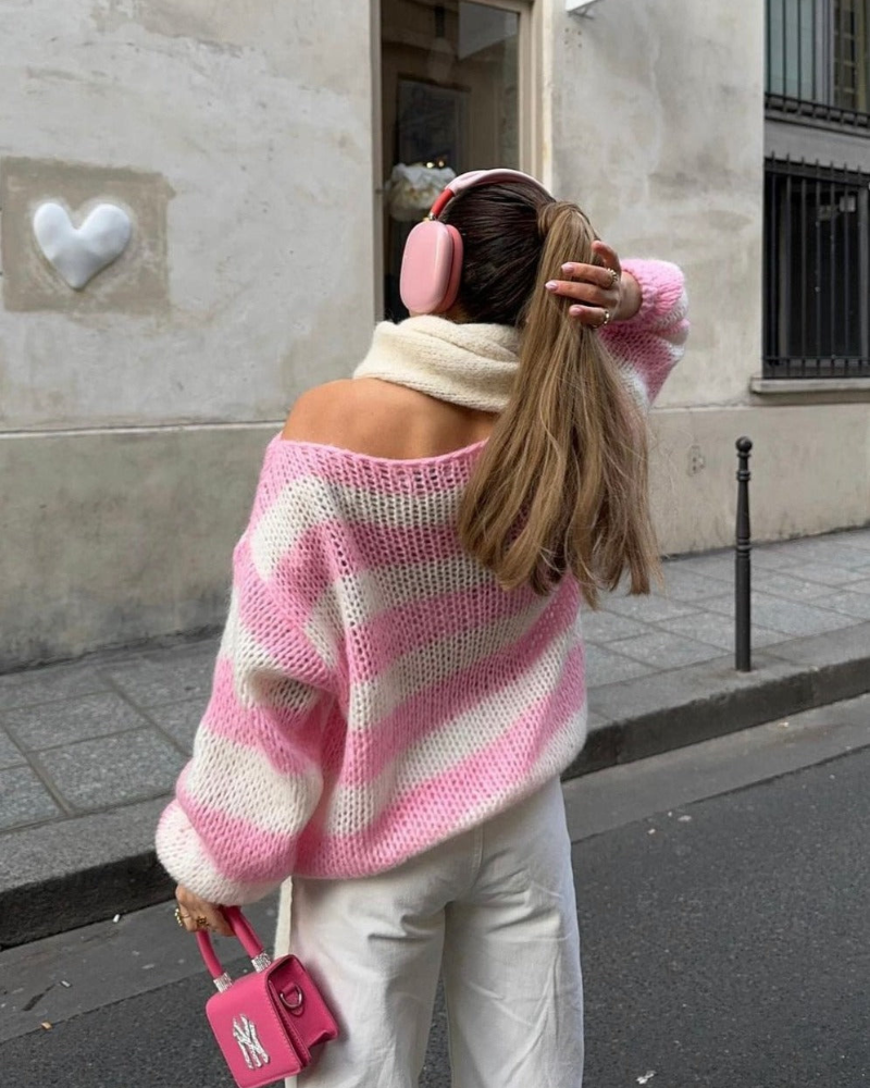 Striped Knit Sweater™