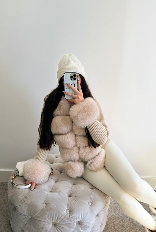 Amara | Fur Cardigan