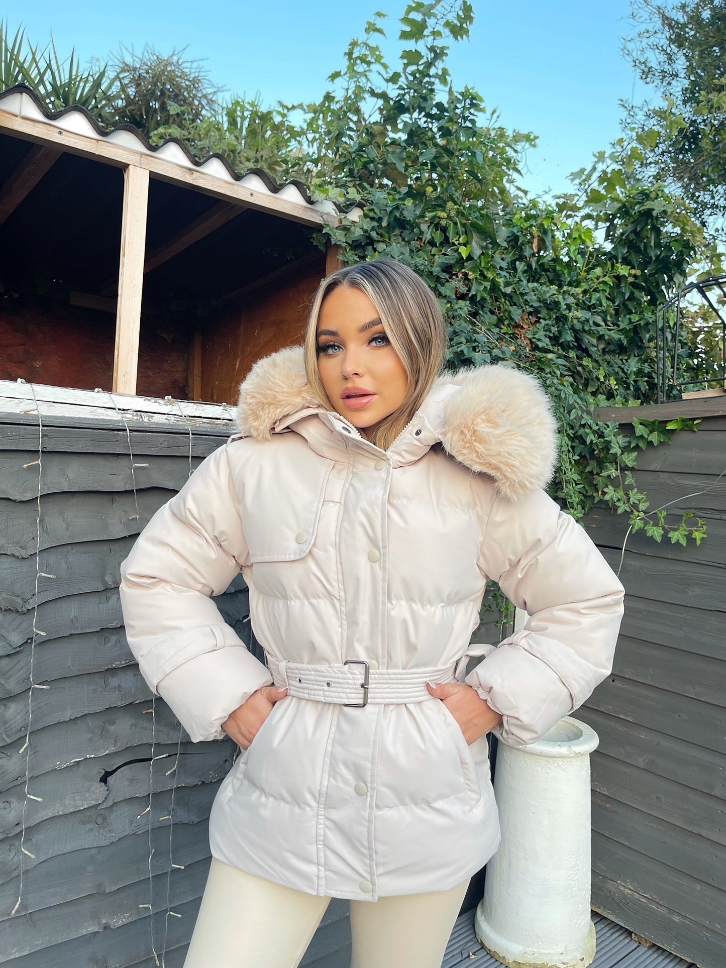 Kelly | Fur Hooded Coat