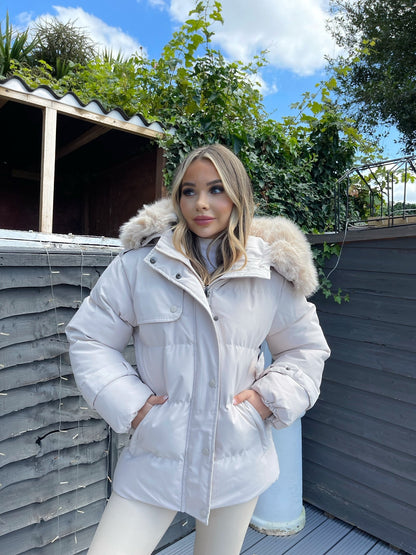 Kelly | Fur Hooded Coat