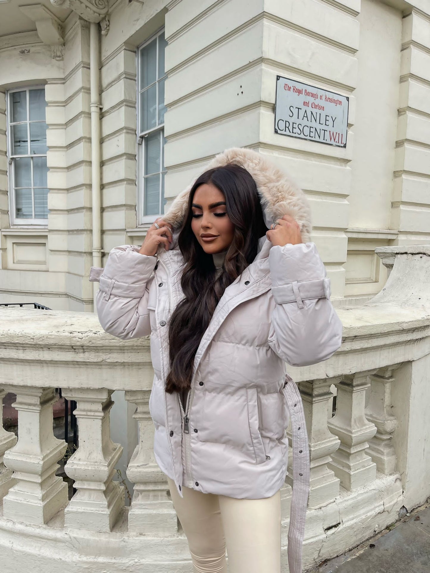 Kelly | Fur Hooded Coat