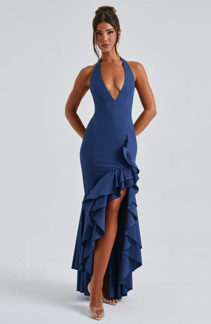 VERONIQUE MAXI DRESS - NAVY